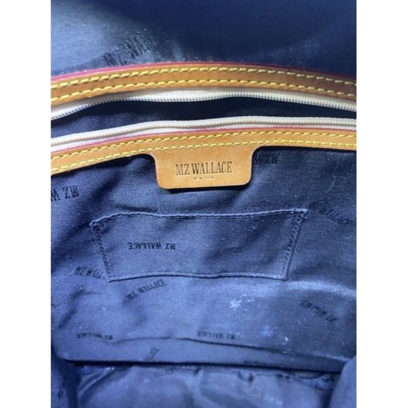 Mz Wallace Cece Moto Black Nylon Backpack - Picture 9 of 12